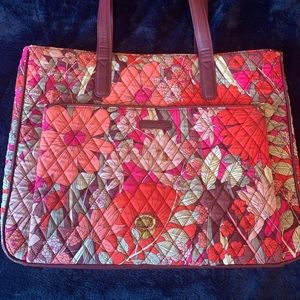 Bohemian Blossoms Commuter Laptop Tote